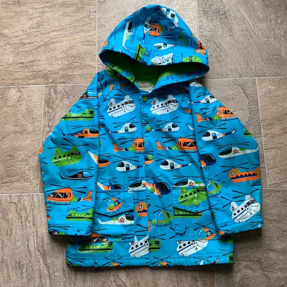 🔴 SOLD - Hatley Helicopter Raincoat Size 6 - Picture 4 of 12